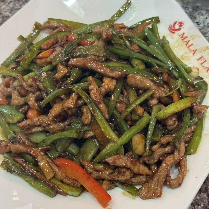 P5. Stir-fried Shredded Pork with Green Peppers