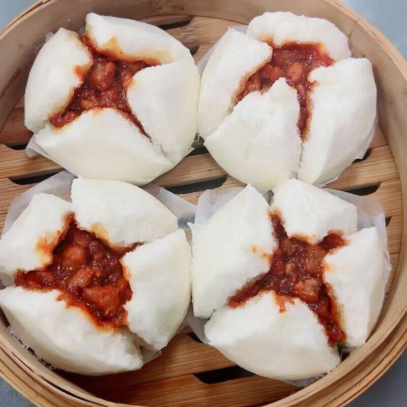 A13. Steamed BBQ Pork Bun (4)
